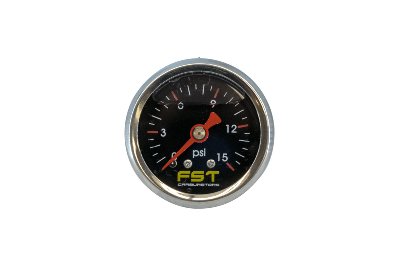 Fuel Low Pressure Gauge 0-15 PSI
