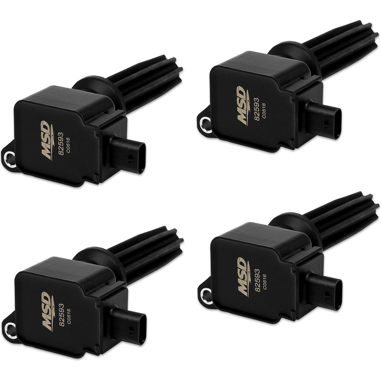 Coil 4pk Ford Eco-Boost 2.0L/2.3L Black