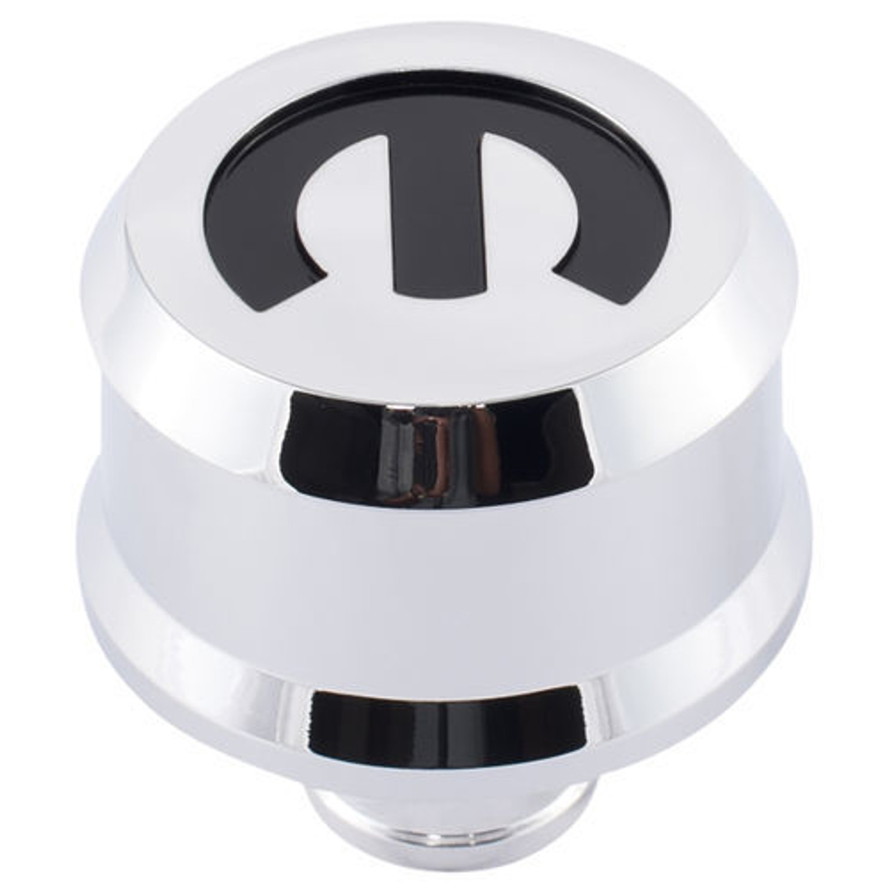 MOPAR Emblem Slant Edge Breather Cap Emblem Chrm MOPAR Emblem Slant Edge Breather Cap Emblem Chrm