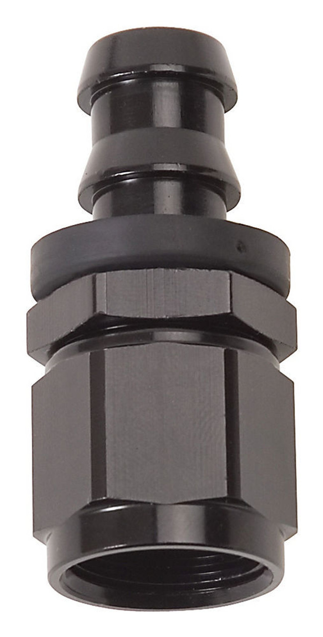 Twist-Lok Hose End #4 Str Black