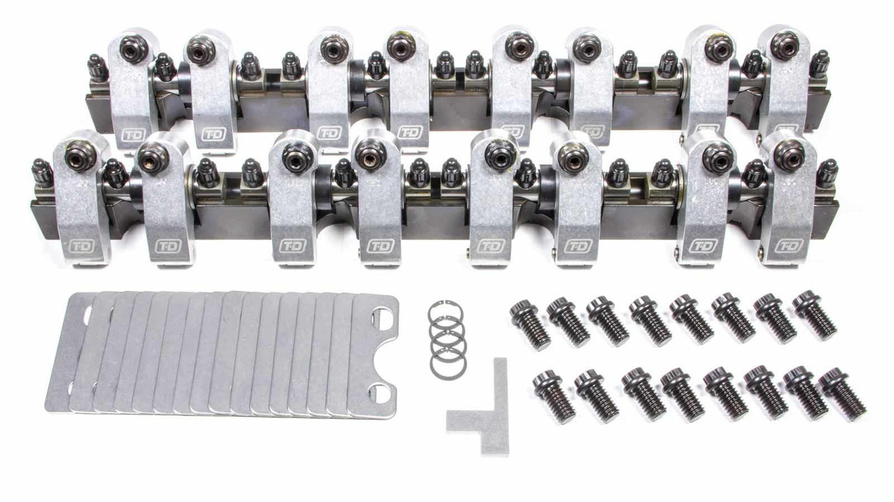 SBC Shaft Rocker Arm Kit - 1.6/1.5 Ratio