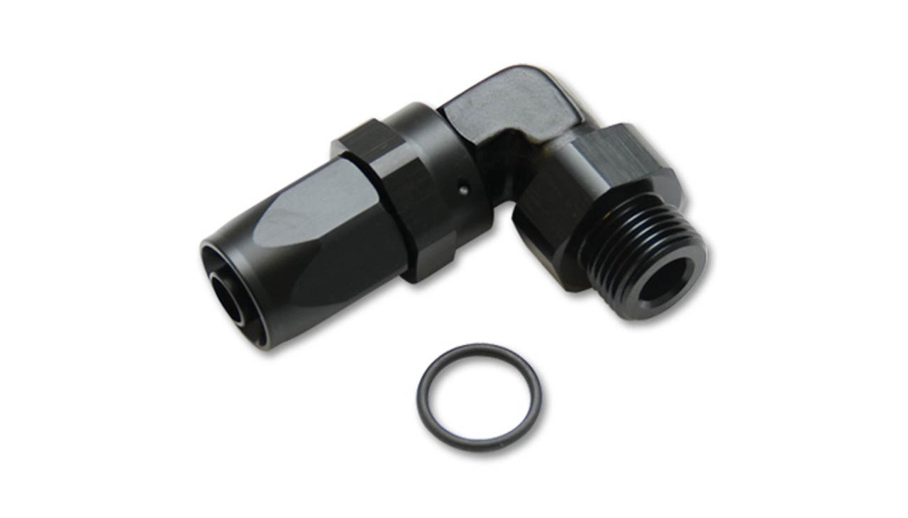 Male -10AN x 1-16-12  90 Degree Hose End Fitting