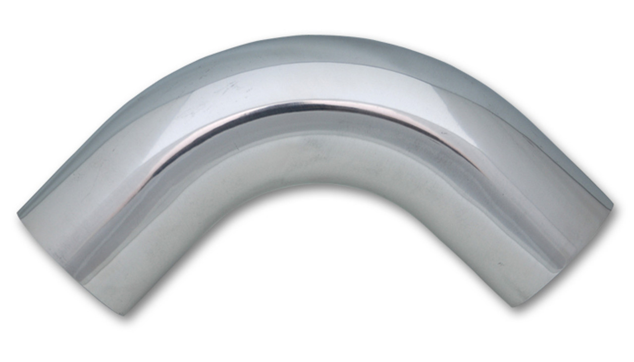 Tubing 90 Degree Elbow Aluminum Polished  5in