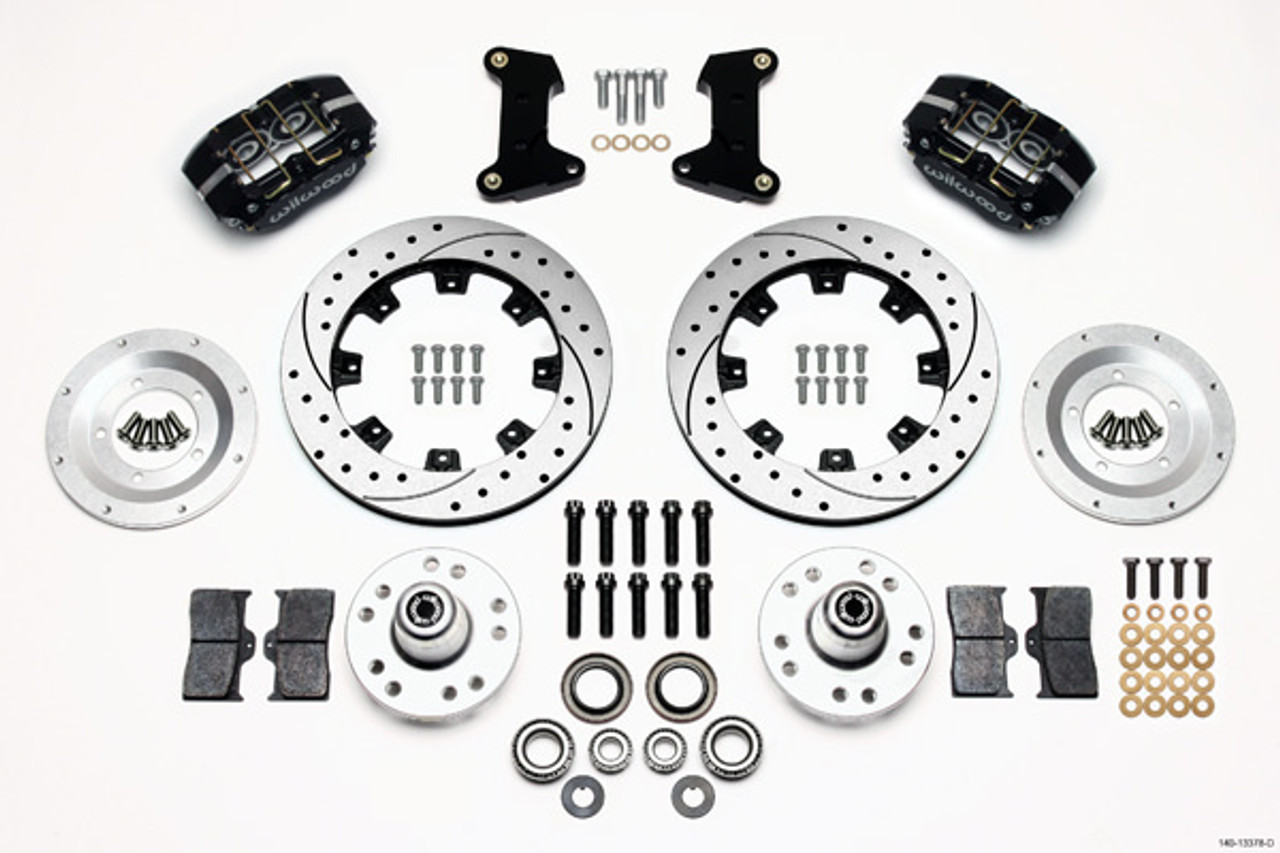 Brake Kit Front Mustang II 12.19in Drilled