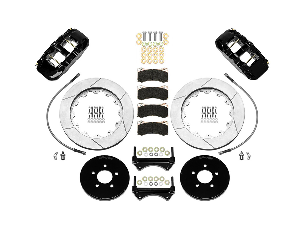 Brake Kit Front 94-04 Mustang 5 Lug Aero 6