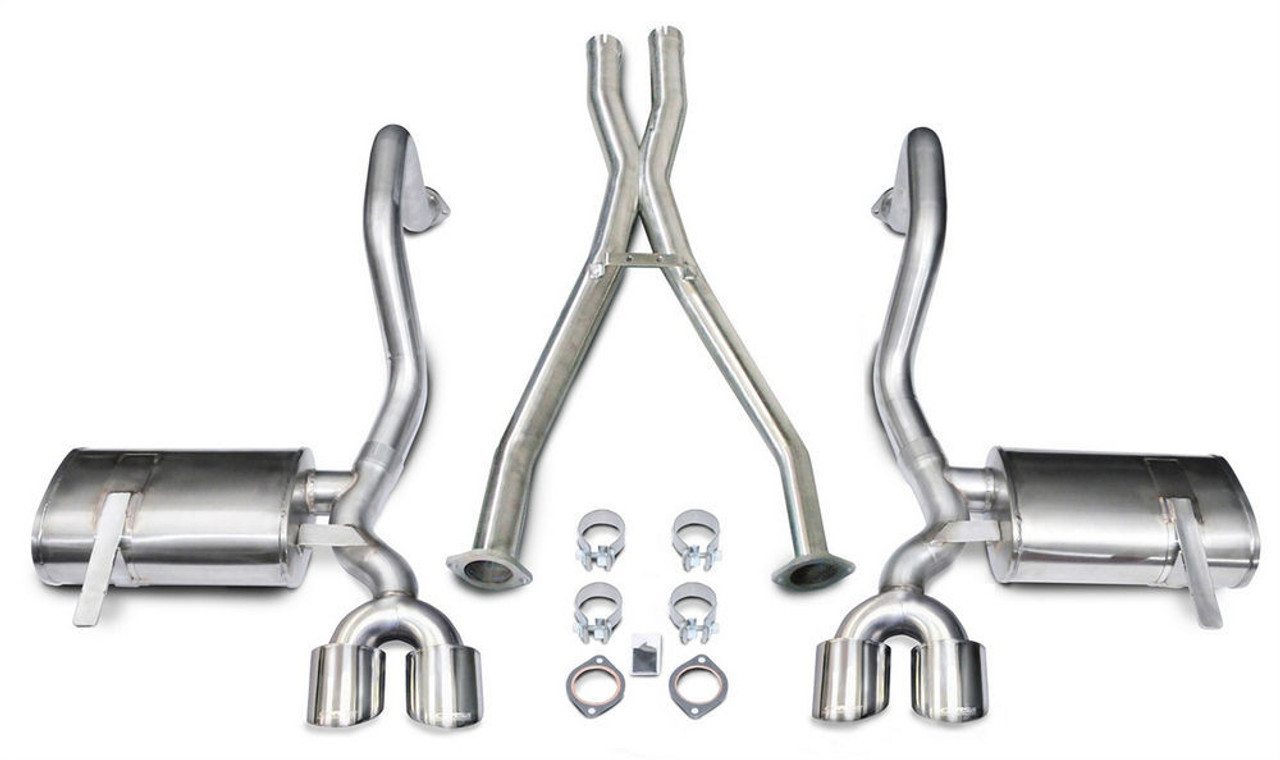 Exhaust Cat-Back + X-Pip e - 2.5in Cat-Back + X-P