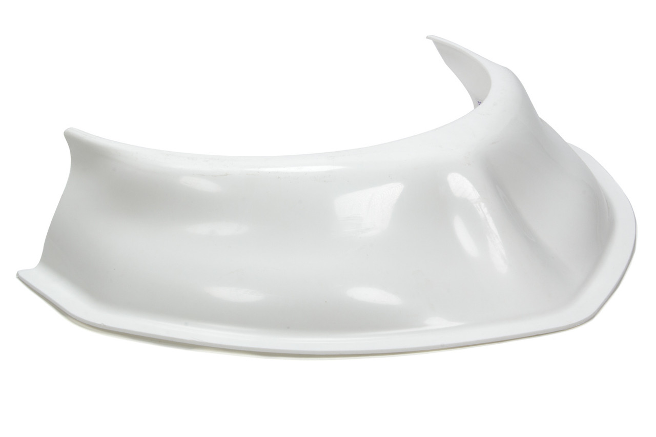 Hood Scoop White 3.5in Tall