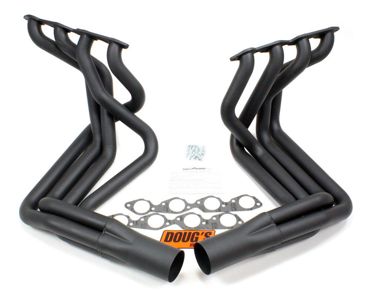 BBC Side Mount Headers - Black - 63-82 Vette