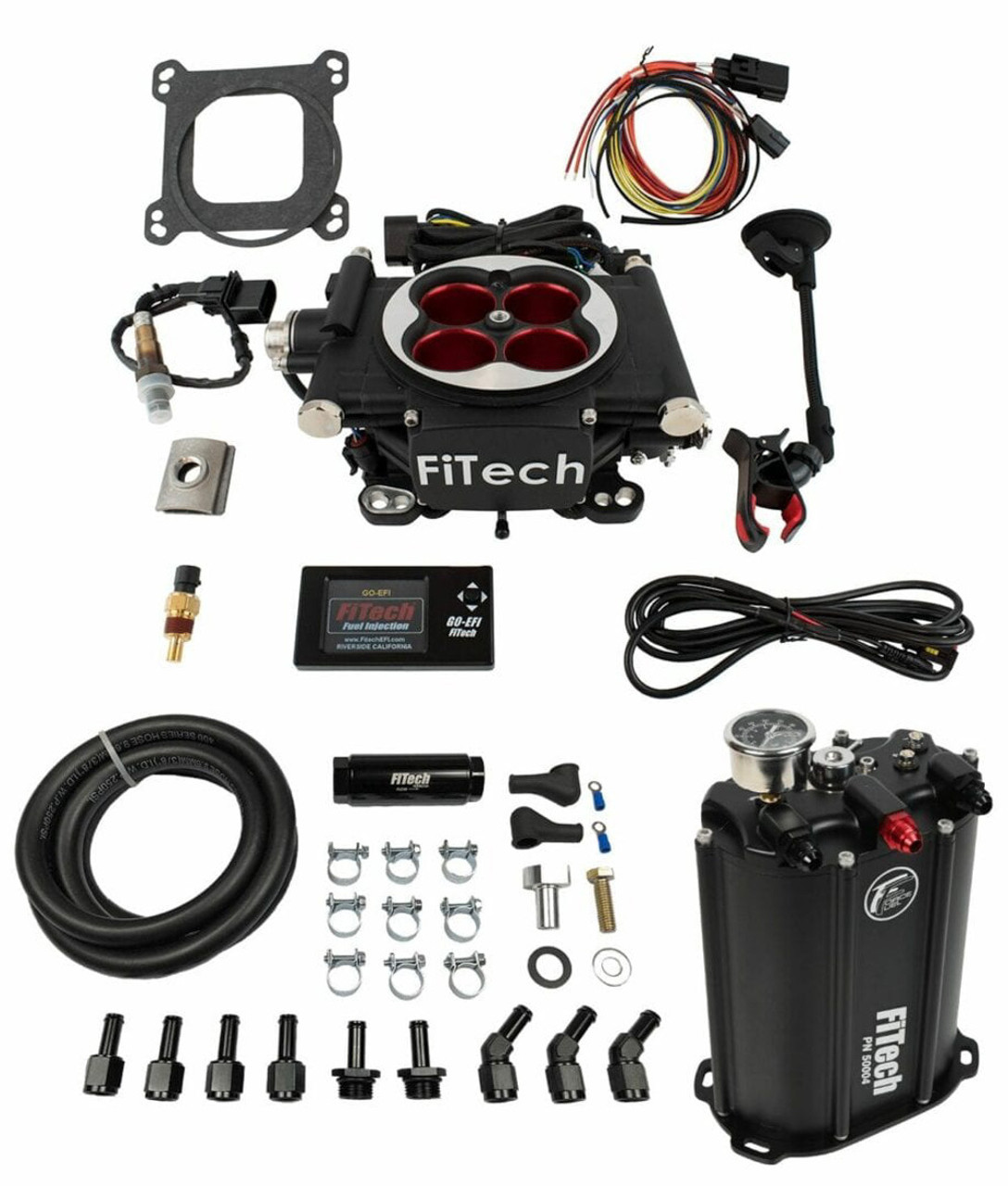EFI 4BBL EFI 600HP SYS w/Power Adder - Black