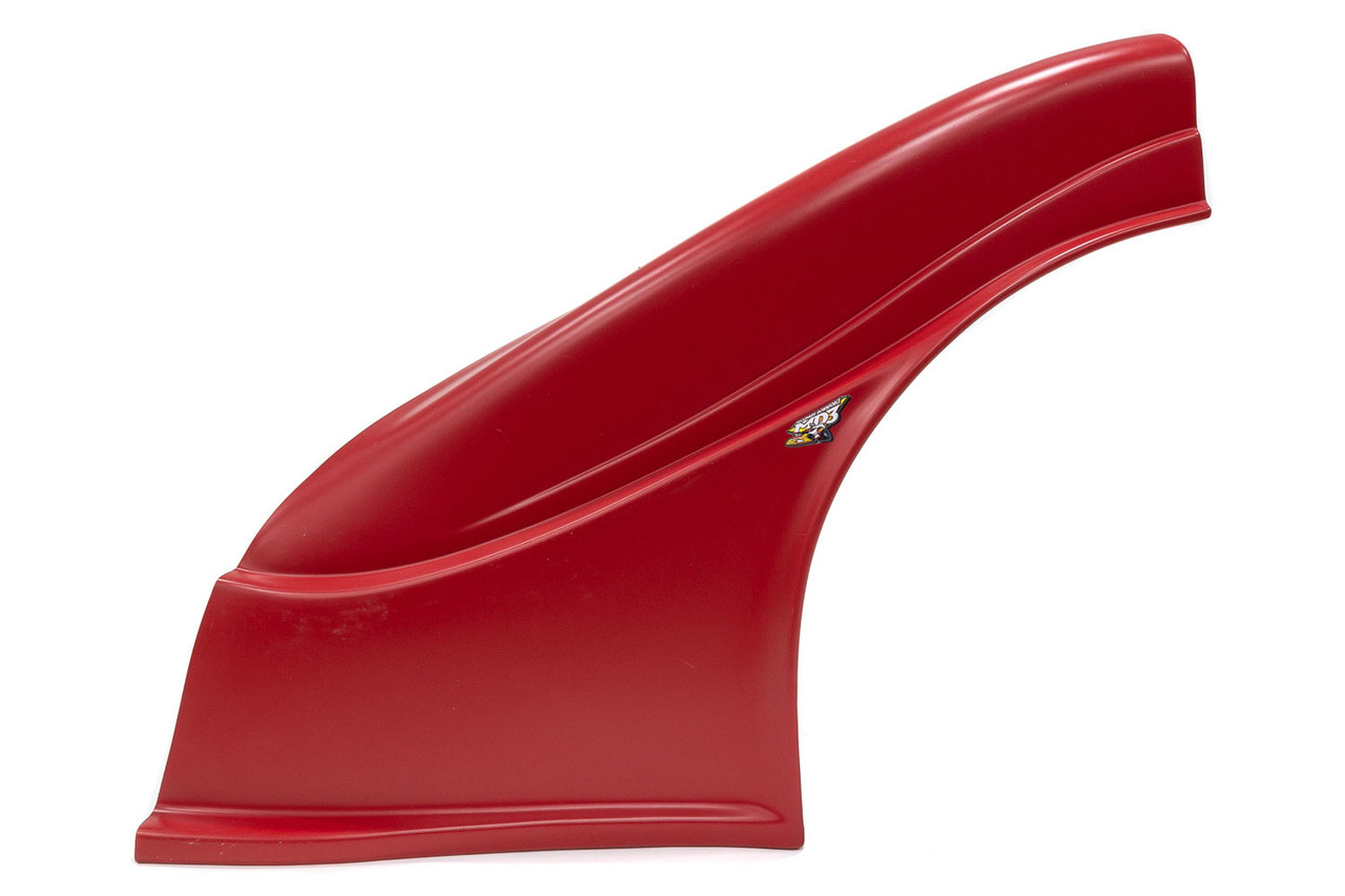 MD3 Plastic Dirt Fender Red New Style MD3 Plastic Dirt Fender Red New Style