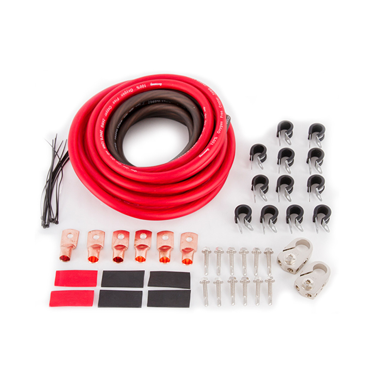 Battery Relocation Kit 2 gauge w/ copper lugs