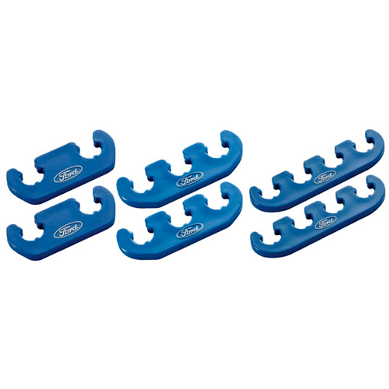 Spark Plug Wire Dividers 6pk Blue Plastic