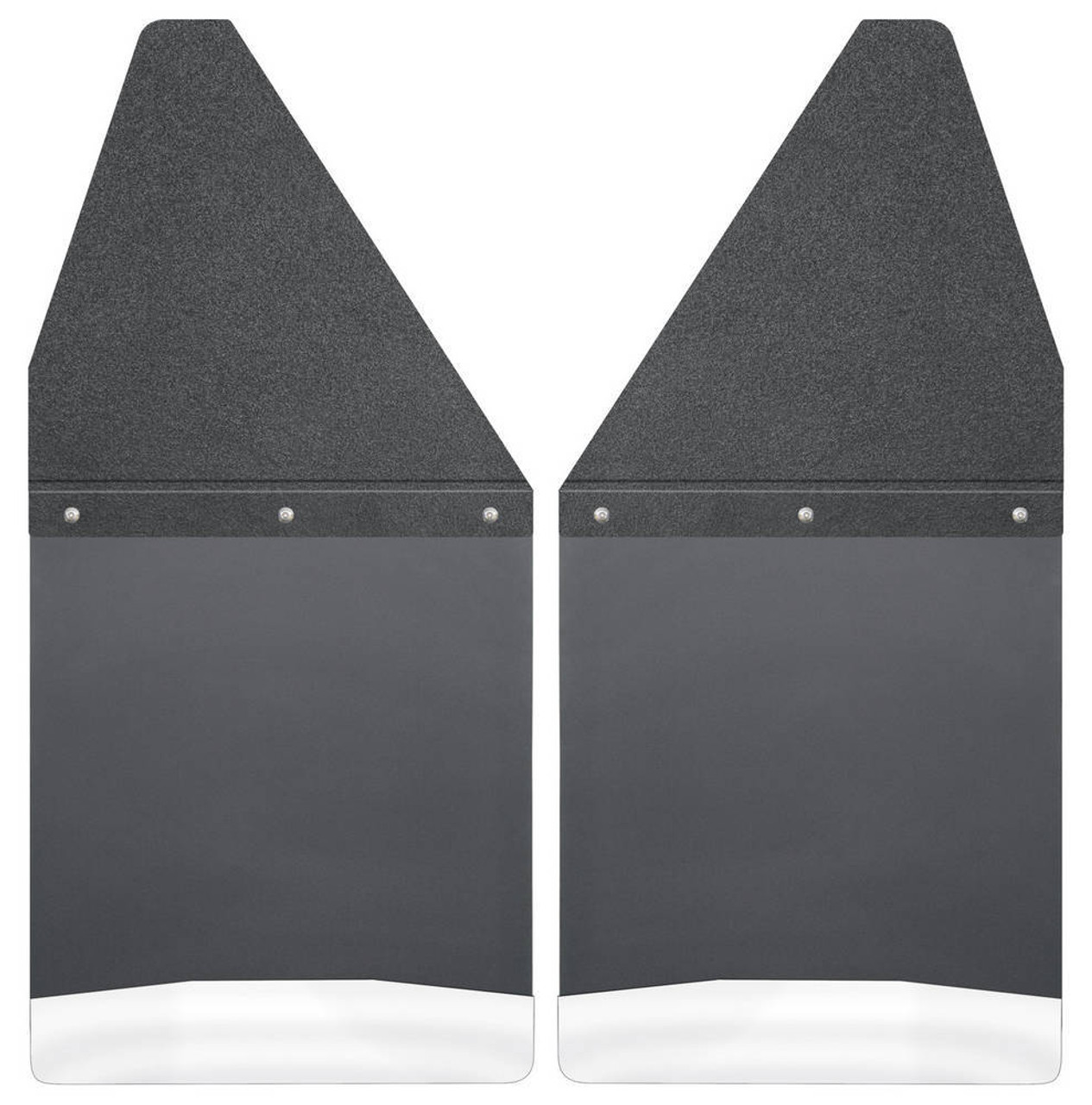 Kick Back Mud Flaps 12in Wide Black