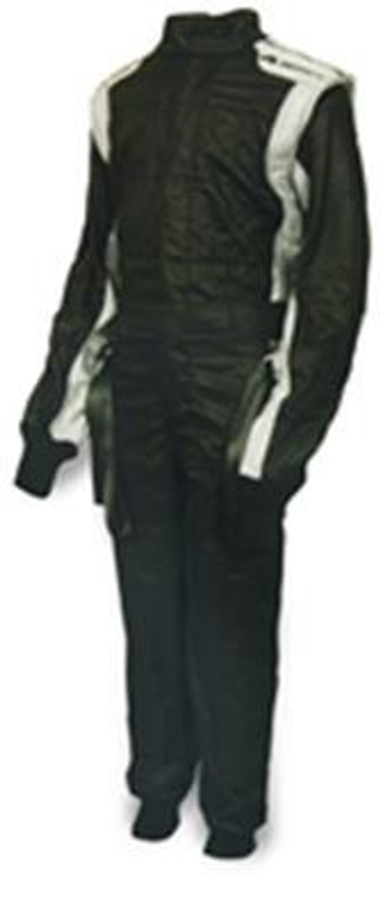 Suit D/L Mini Racer 1 pc Large Blk / Gray