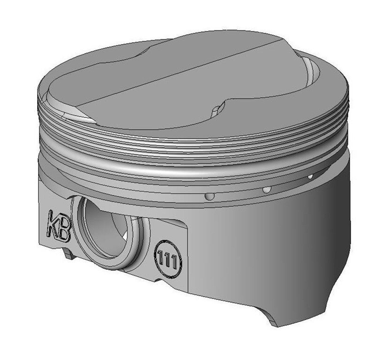 SBC Domed Piston Set 4.060 Bore +5cc