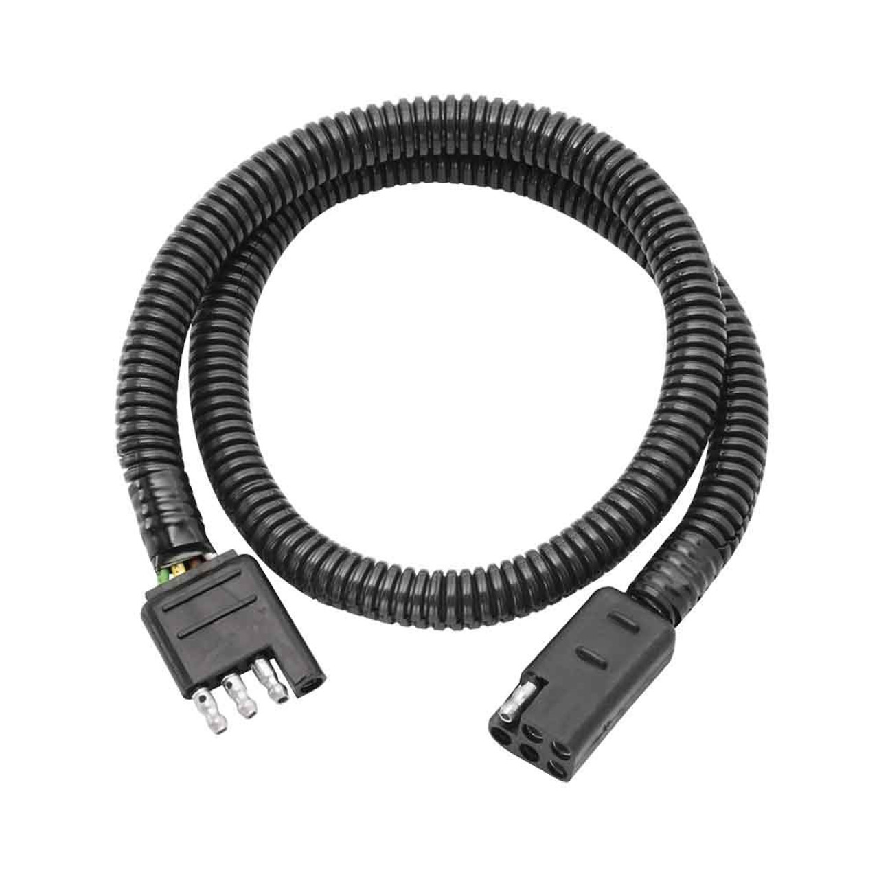 4-Flat Trailer End Conne ctor to 6 Pole Square Ad