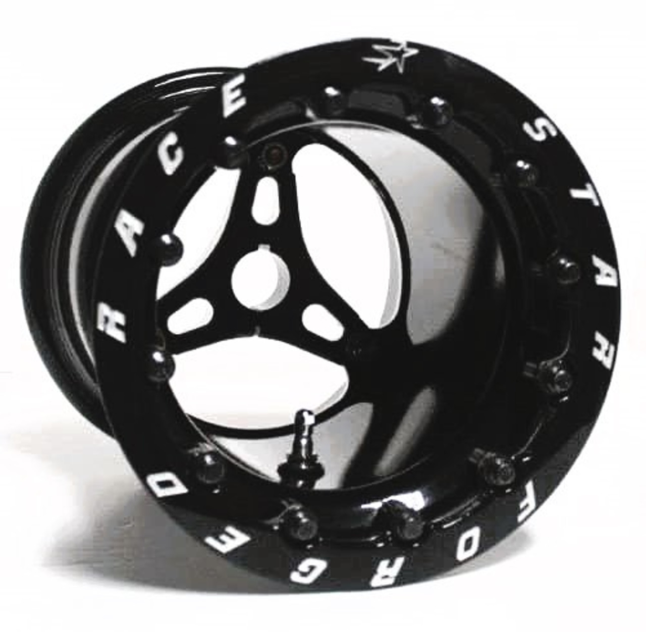53 Jr Dragster Pair 8x8 Double Beadlock Black 53 Jr Dragster Pair 8x8 Double Beadlock Black