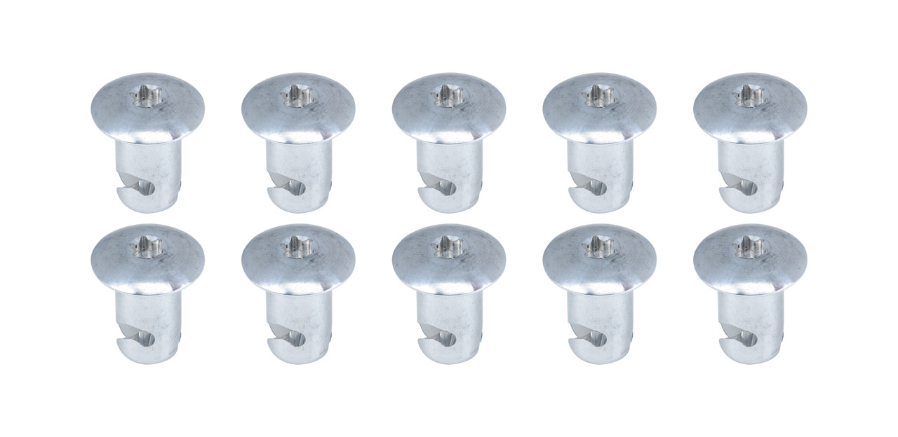 Oval Hd T-30 Torx Fast. 7/16 .550in 10pk Alum