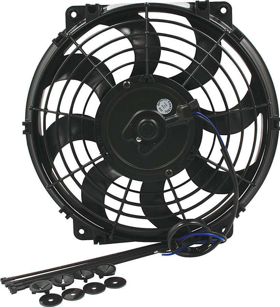 Fan Dimensions 11 x 11-1/2 x 2-1/2. 775 CFM Rating. 5.0 Amp Draw 10IN FAN LENGTH 10IN & 6-3/4 MOUNTING DIMS