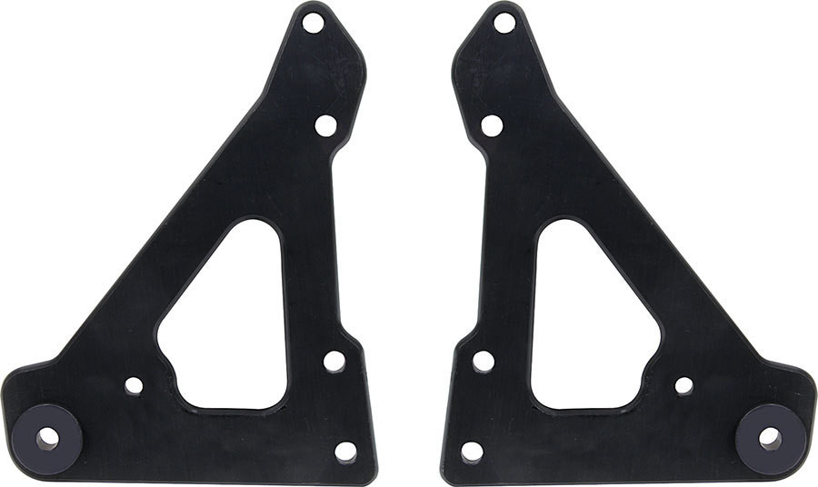 Front Motor Plate 2pc w/ Bushings Black