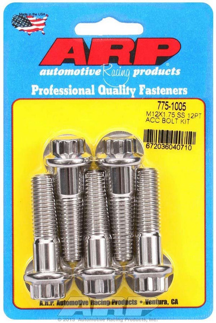 S/S Bolt Kit - 12pt. (5) 12mm x 1.75 x 45mm