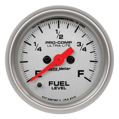 2-1/16in U/L Fuel Level Gauge - Programmable 2-1/16in U/L Fuel Level Gauge - Programmable