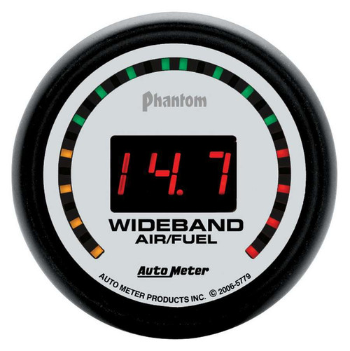 2-1/16 Phantom Air/Fuel Ratio Wideband Gauge 2-1/16 Phantom Air/Fuel Ratio Wideband Gauge