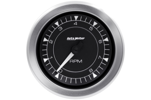 Tachometer 3-3/8 8 to 8K RPM Chrono Series Tachometer 3-3/8 8 to 8K RPM Chrono Series