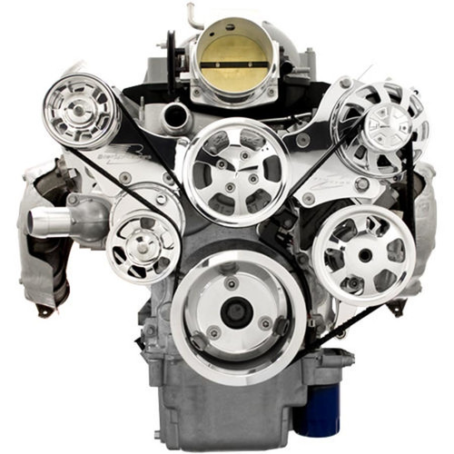 LS1/2/3/6 Tru Trac Pulley System Polished