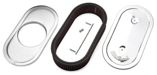Oval Air Cleaner for Single 4-Barrel