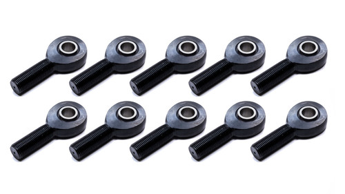 Rod End Alum RH Male Blk 1/2ID x 5/8 Thread 10pk