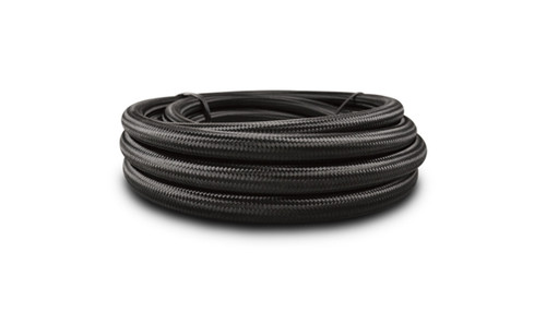 10ft Roll of Black Nylon Braided Flex Hose PTFE