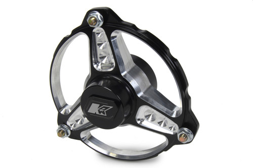 Front Hub Blk Anod 3 Pin Micro w/Bearing Left