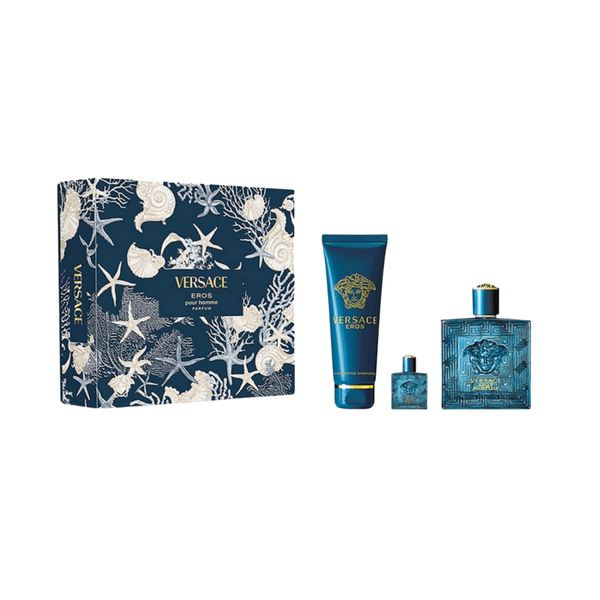 Versace Eros 3-Piece Gift Set EDP for Men Fragrance