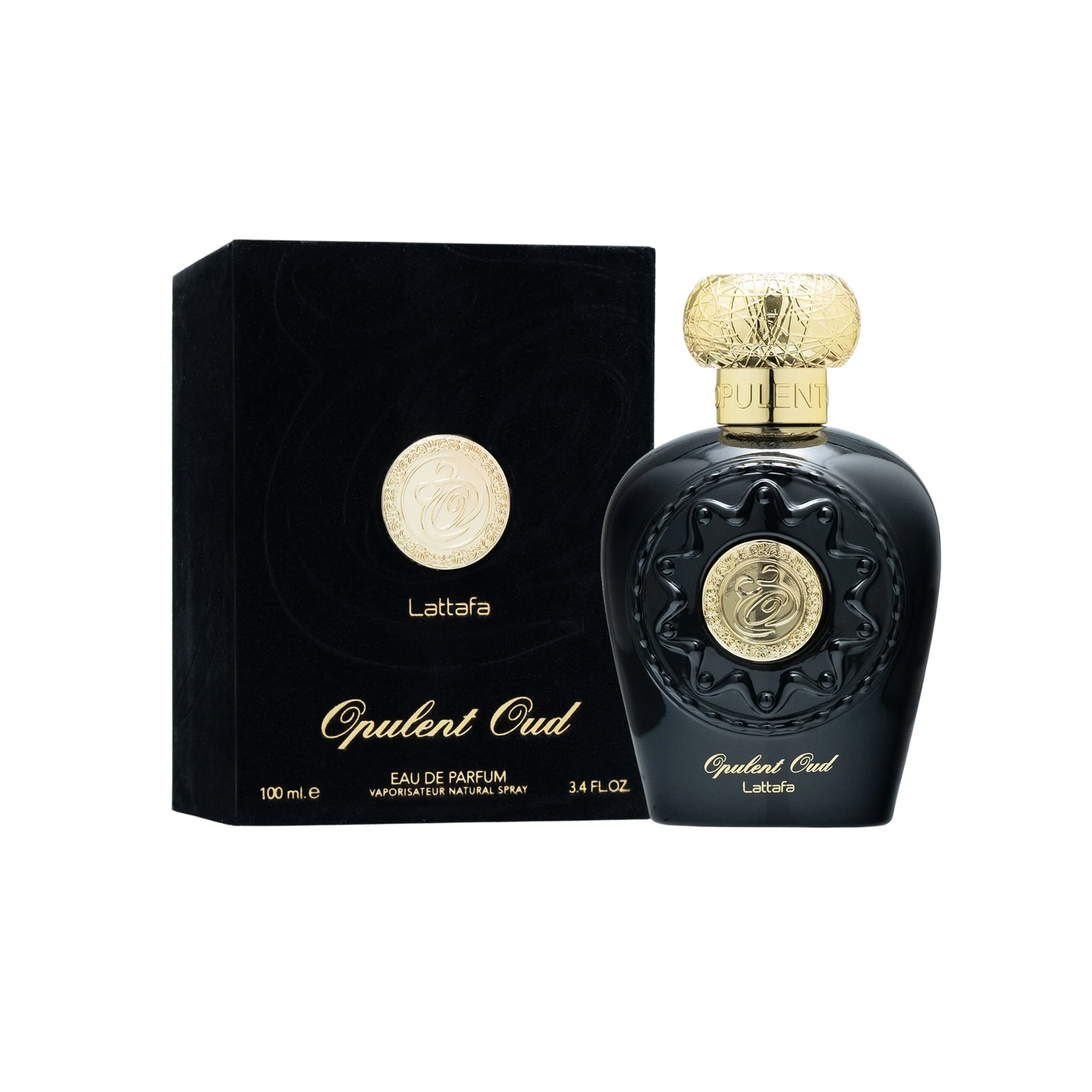 Lattafa Opulent Oud 3.4 oz Eau de Parfum Fragrance for Unisex