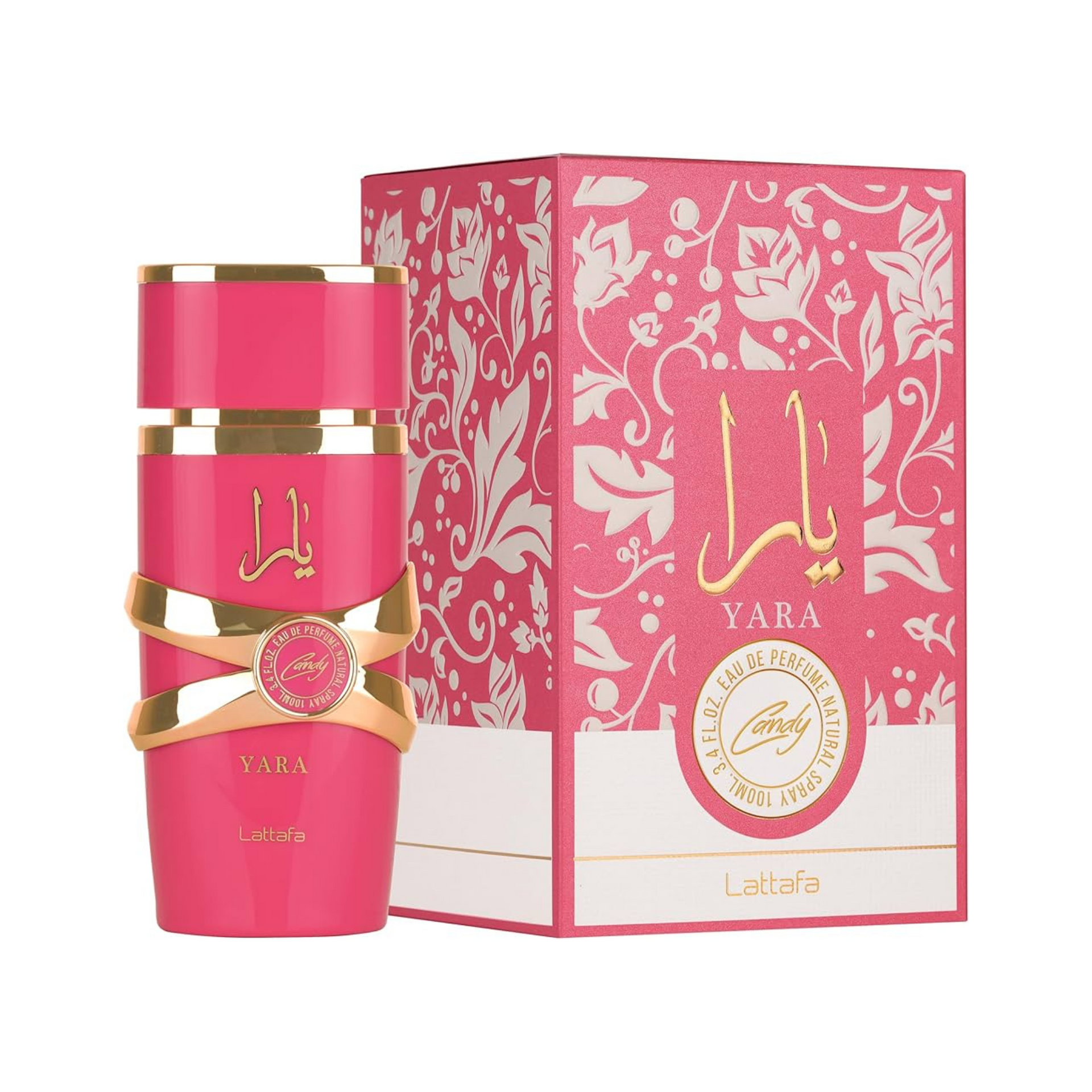 Lattafa Yara Candy Eau de Parfum 3.4 oz Fragrance for Unisex