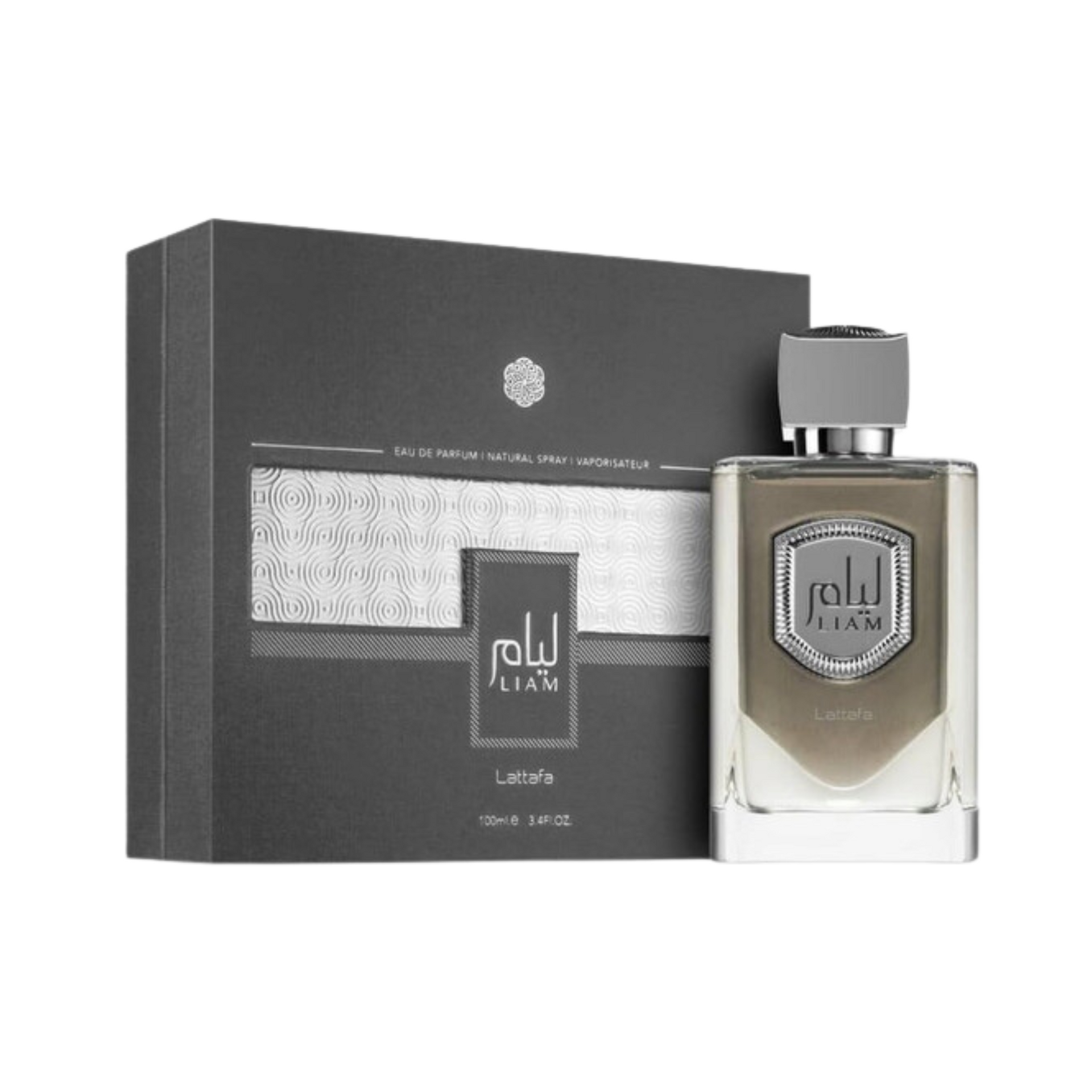 Lattafa Liam Grey Eau de Parfum Fragrance for Unisex