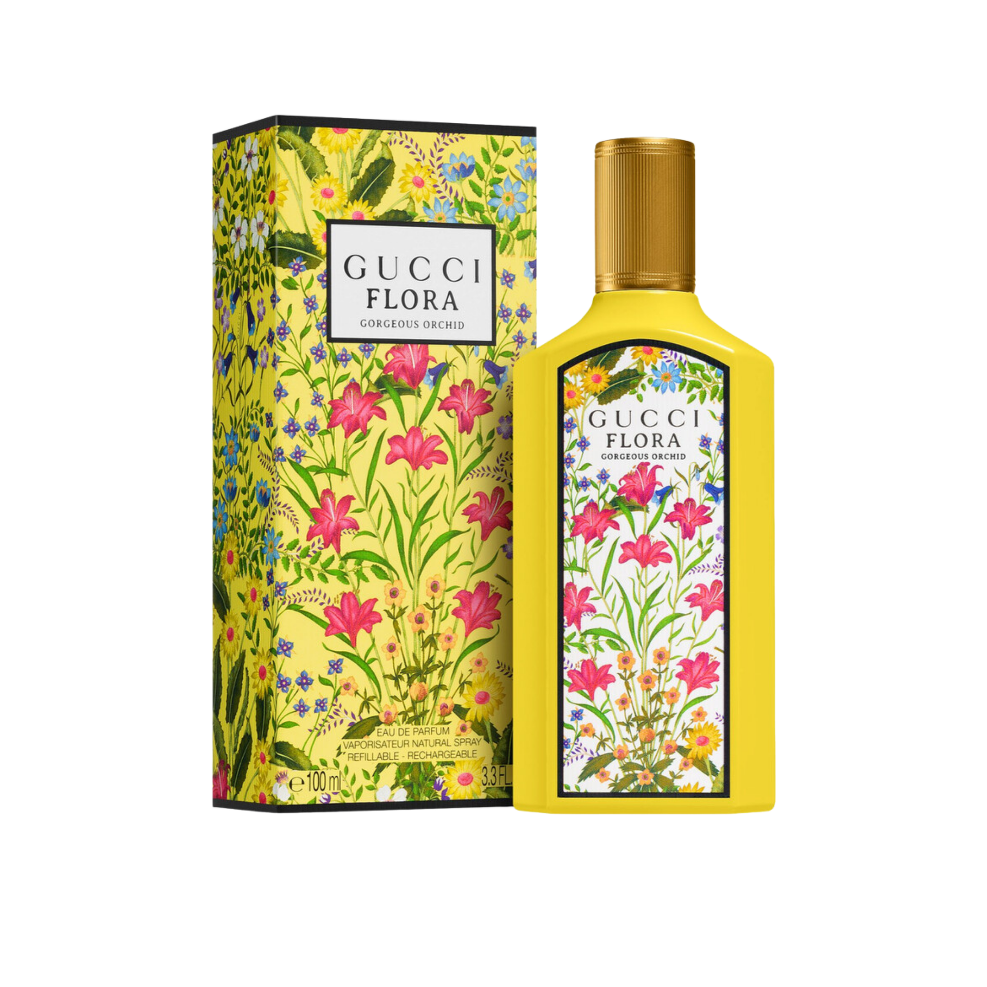 香水(女性用) GUCCI FLORA GORGEOUS ORCHID 100ml Flora Gorgeous Orchid Eau de Parfum with Vanilla - Gucci