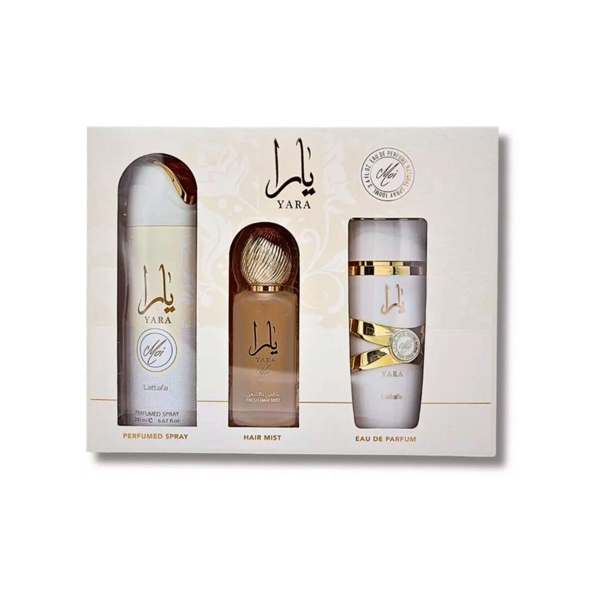 Lattafa Yara Moi 3-Piece Gift Set Fragrances for Ladies