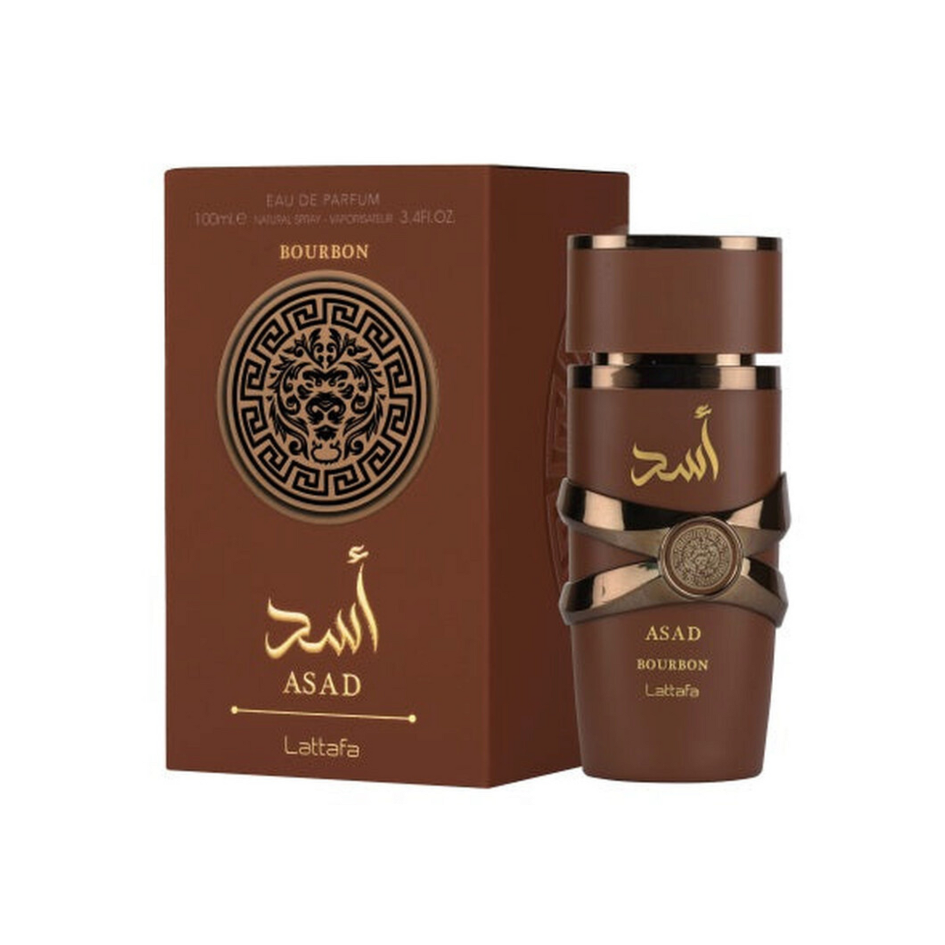 Lattafa Asad Bourbon Eau de Parfum Fragrance for Unisex