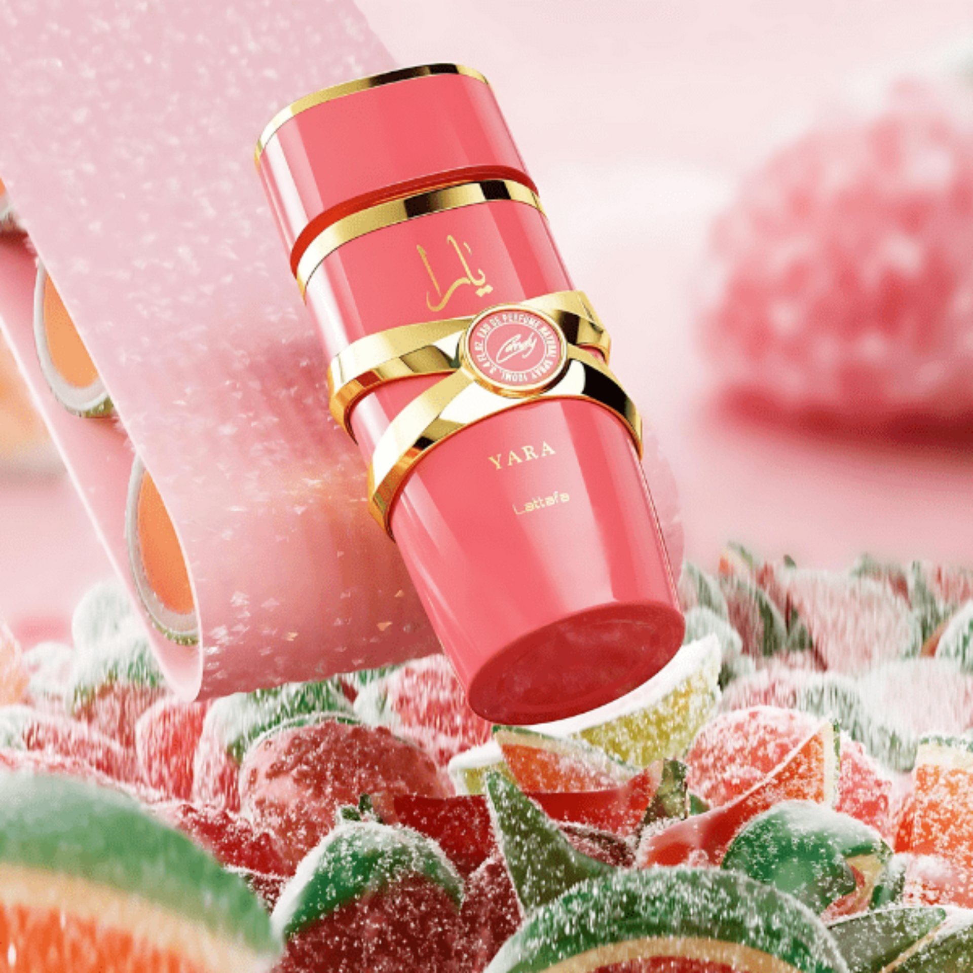 Lattafa Yara Candy Eau de Parfum 3.4 oz Fragrance for Unisex