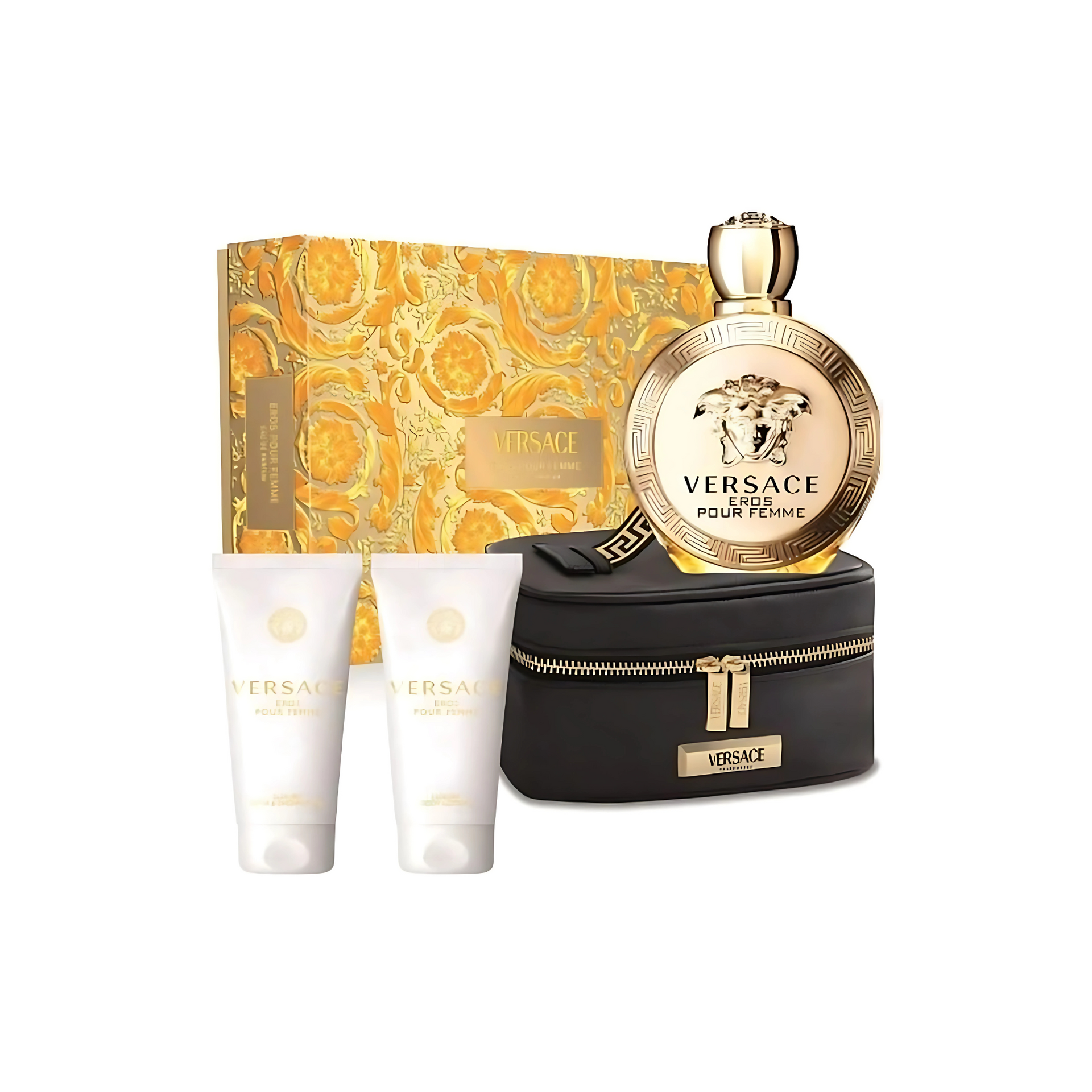 Versace Eros Pour Femme 4 PCS Gift Set Ladies Fragrance