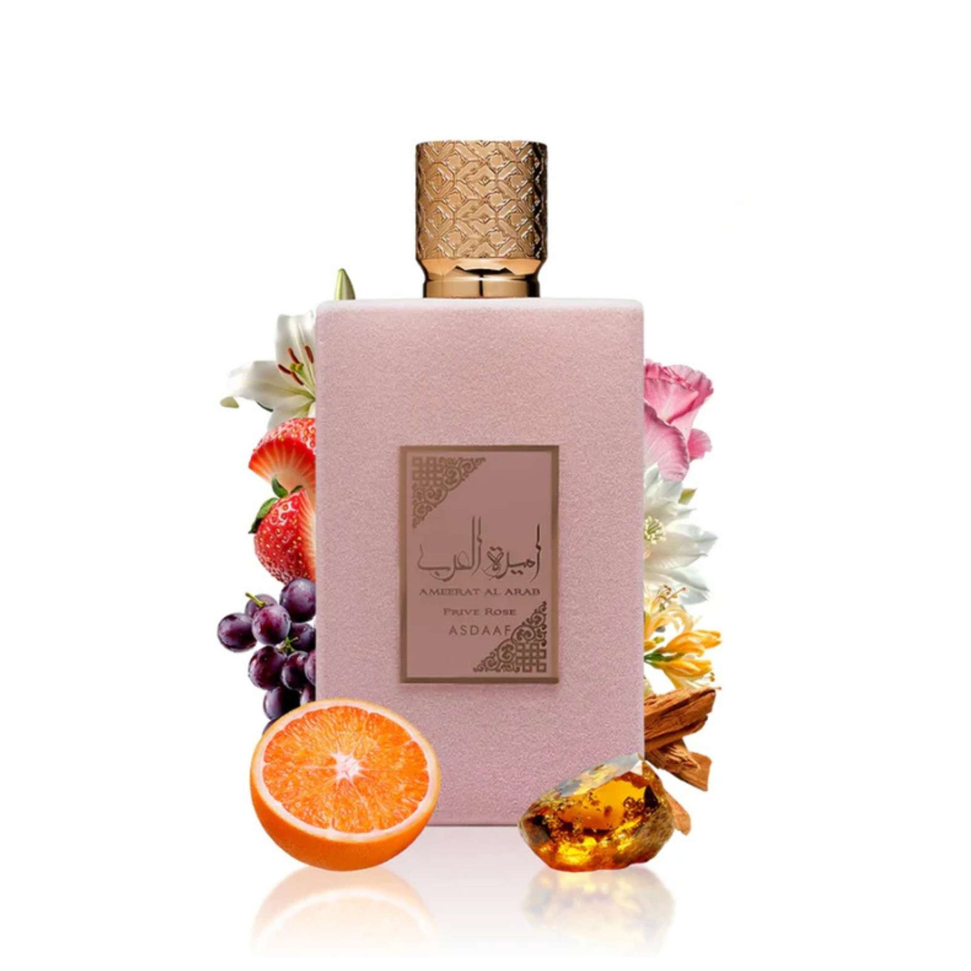 Lattafa Ameerat Al Arab Prive Rose EDP 3.4 oz Fragrance for Ladies