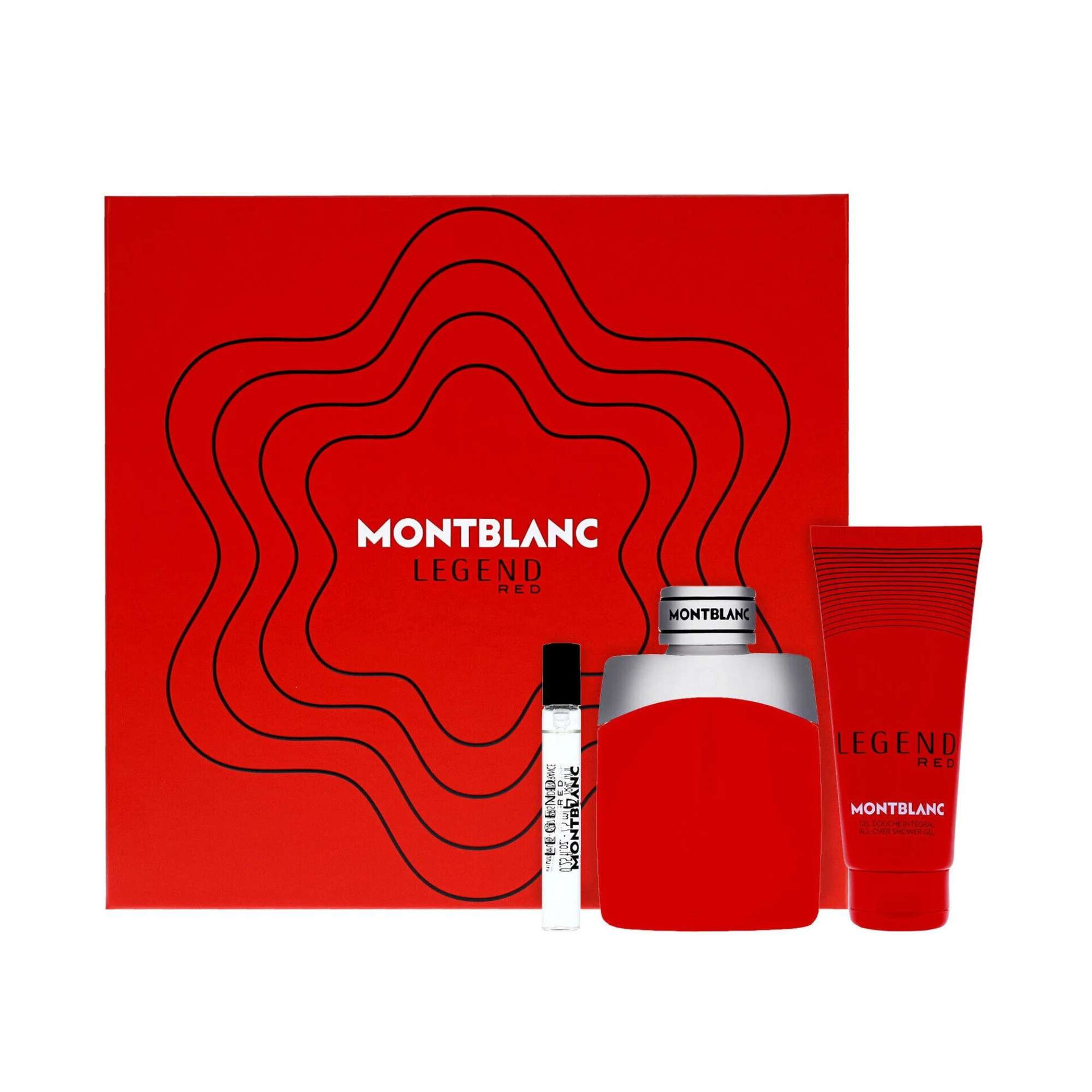 Montblanc Legend Red 3 PCS Gift Set for Men