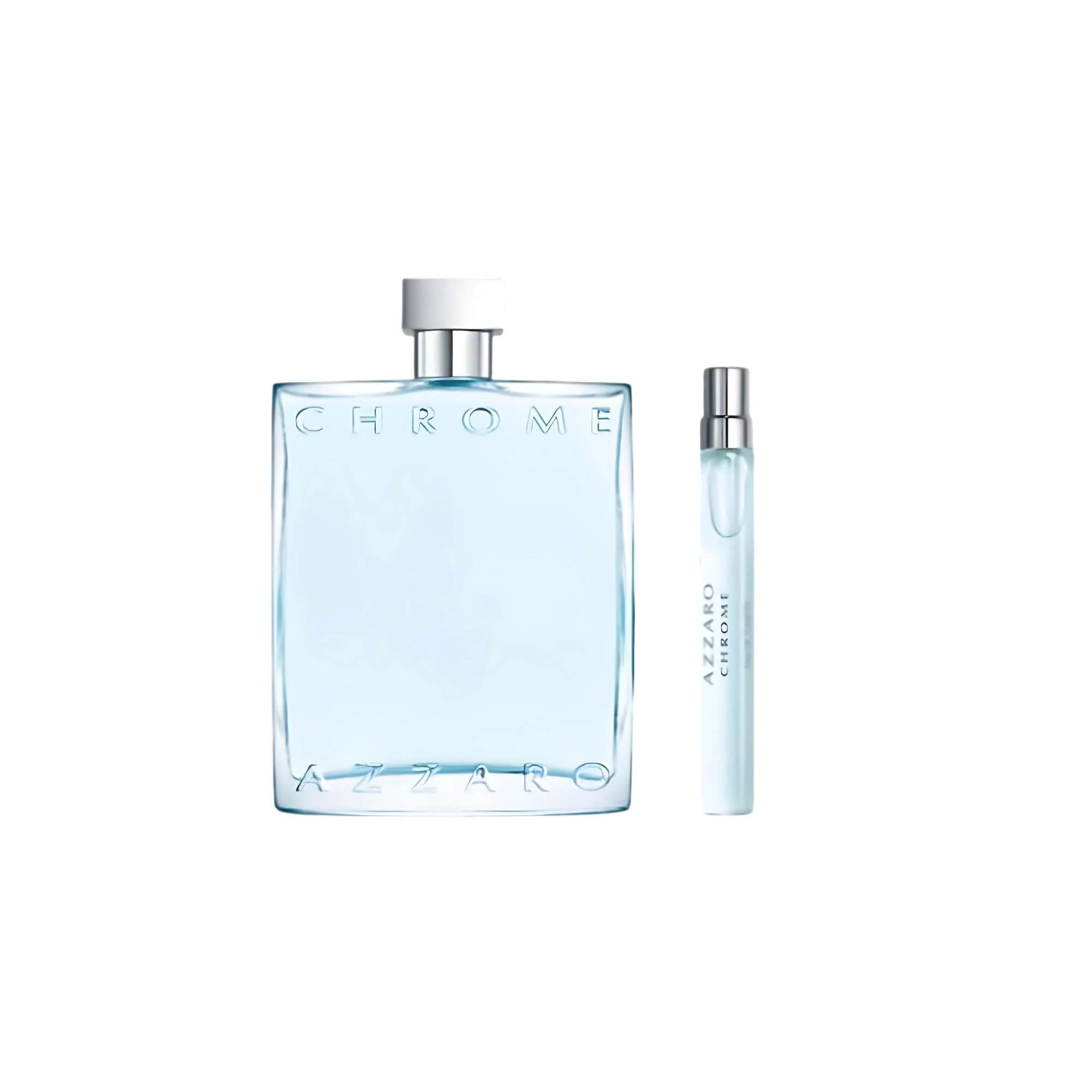 Azzaro Chrome 2 Piece Gift Set For Mens