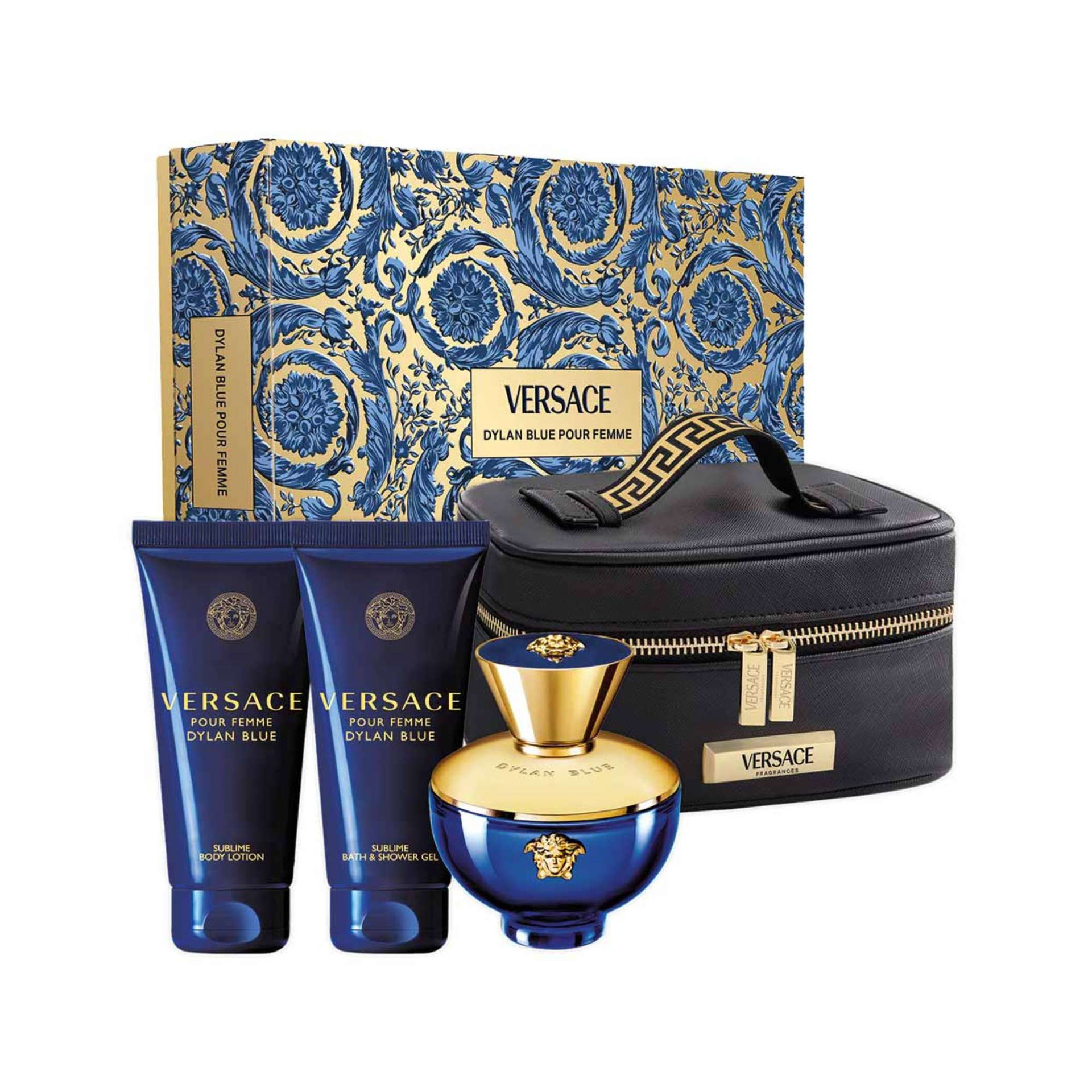 Versace Dylan Blue 4 PCS Gift Set Ladies Fragrance