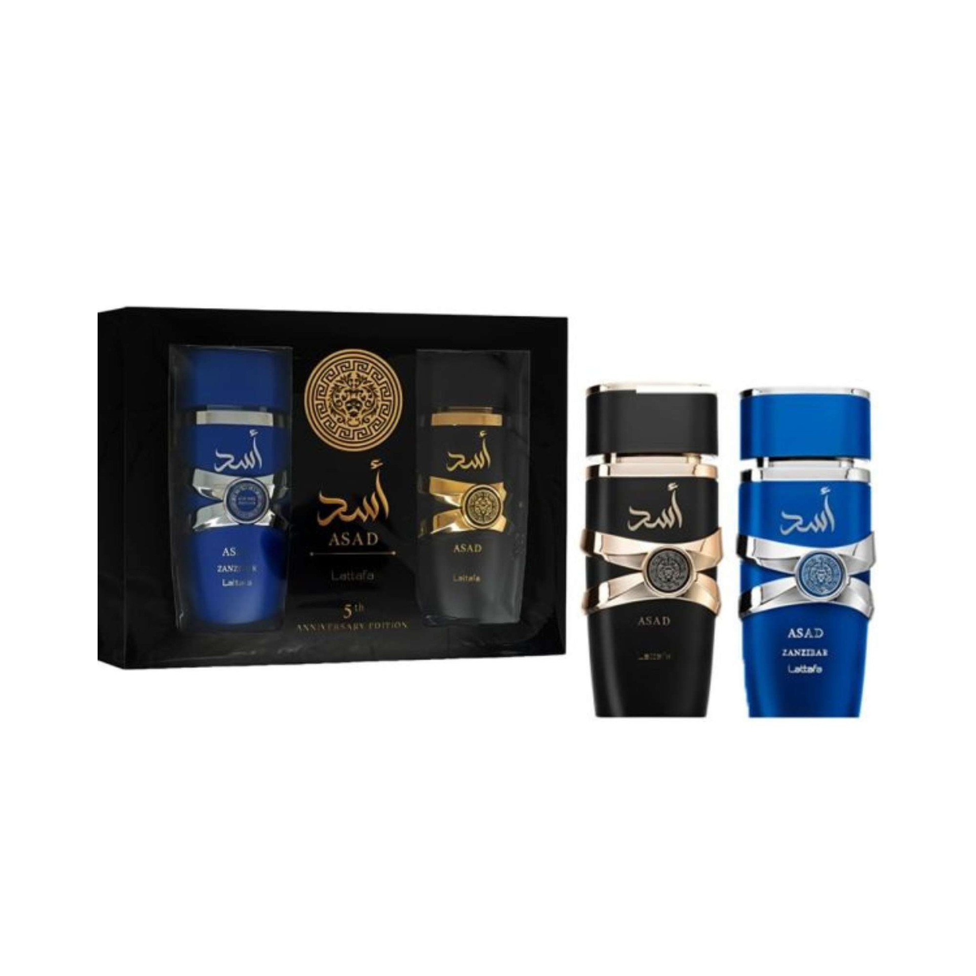Lattafa Asad Set 2 PCS Gift Set for Mens