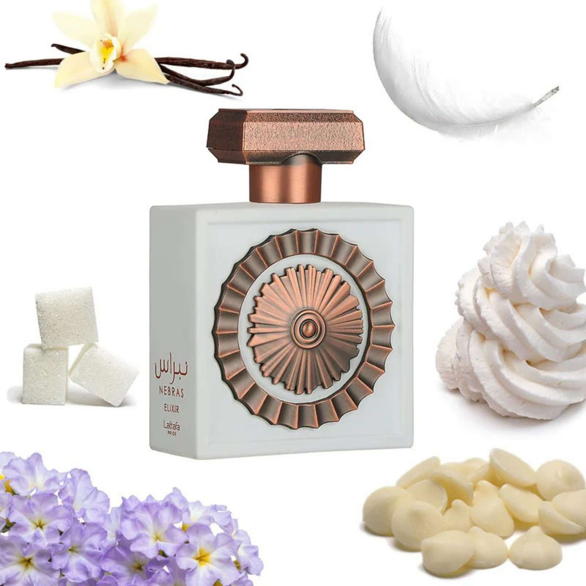 Lattafa Nebras Elixir Eau de Parfum 3.4 oz Fragrance for Unisex