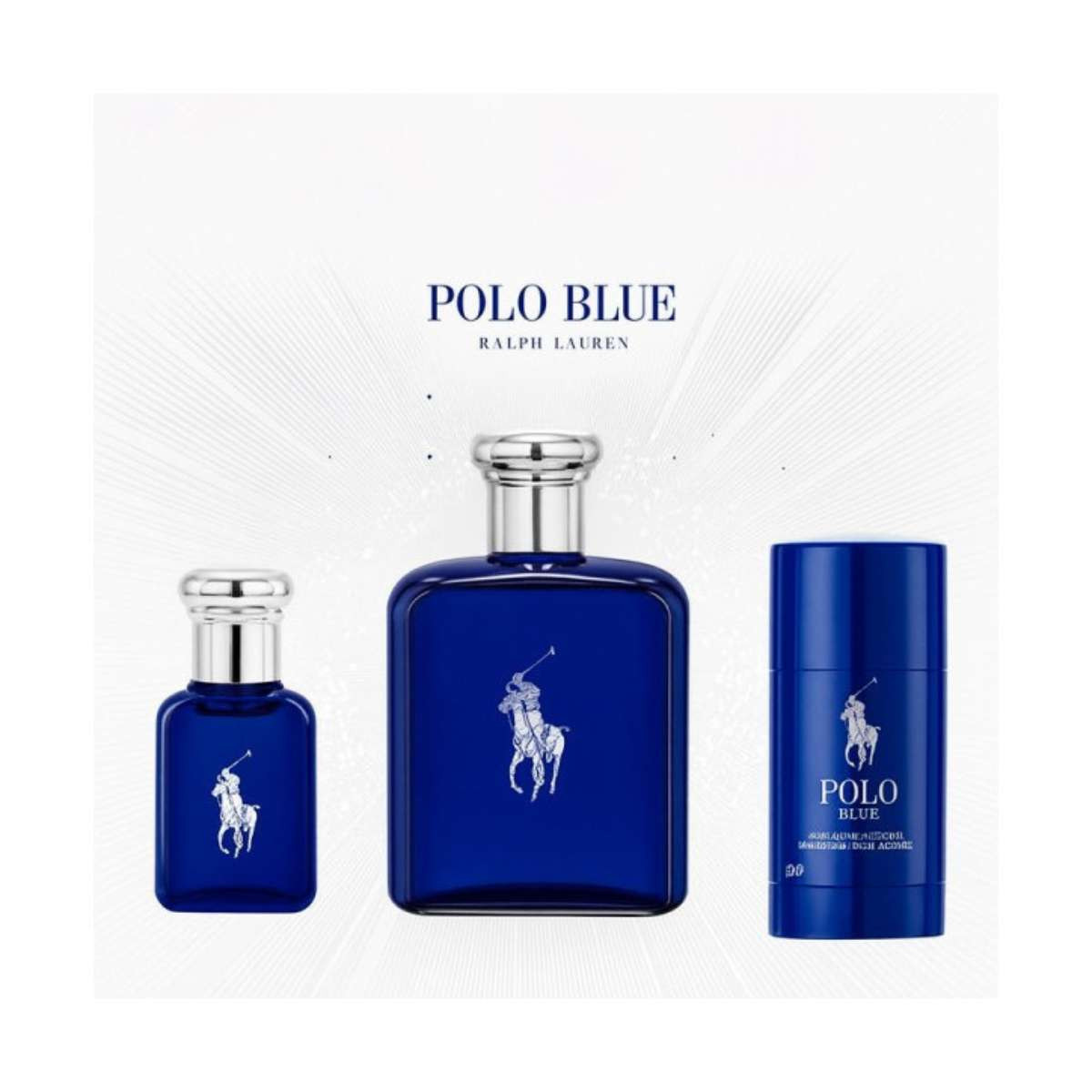 Ralph Lauren Polo Blue 3PCS Gift Set for Mens