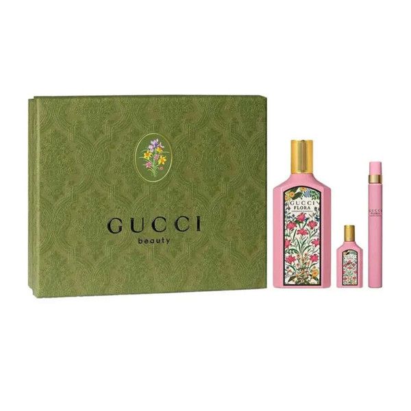 Gucci Flora Gorgeous Magnolia 3 Piece Gift Set for Ladies